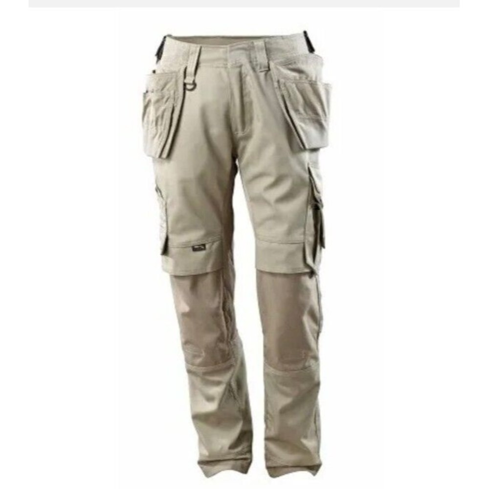 Mascot 15031-010-55-90C62 Madrid Craftsmen's Trousers, 46 1/2 x 35" Khaki NWT